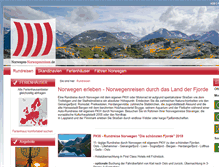 Tablet Screenshot of norwegen-norwegenreisen.de